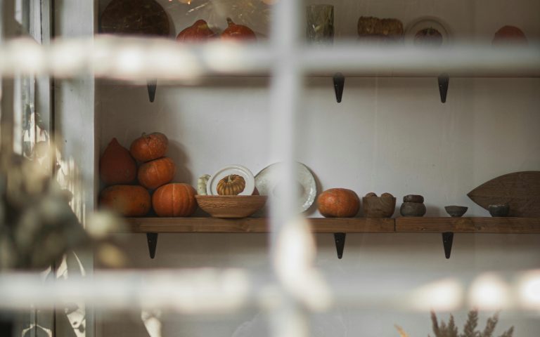 Dekoracje jesienne w pokoju